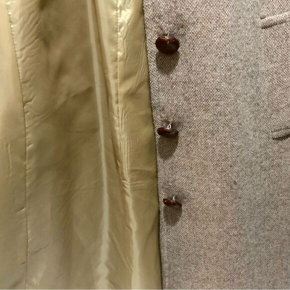 Vintage KORS Michael Kors Women’s Tweed Officers Jacket Wool Coat Size 4 - Picture 7 of 11